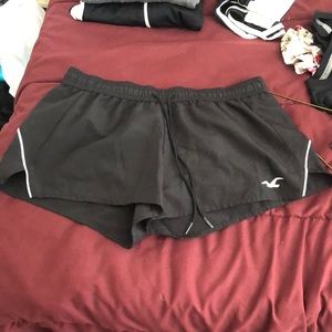 Black Hollister swim shorts